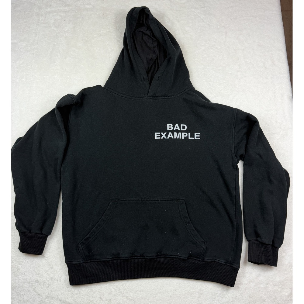 Assholes Live Forever Bad Example Hoodie Black Mens Size Medium Streetwear